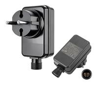 Alimentatore di rete a LED, 12 V, 1 A, trasformatore, impermeabile IP44, adattatore a bassa tensione, adattatore di alimentazione, spina UE per ghirlande luminose a LED, luci ghiaccioli, decorazioni