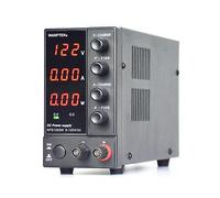 Alimentatore di rete da laboratorio Dc regolabile Ac 220 V, trasformatore da laboratorio 0 - 120 V, 0 - 3 A, regolabile, stabilizzato, mini alimentatore di rete, da laboratorio, indicatore LED, ad