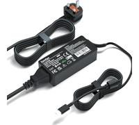 Alimentatore di rete di ricambio USB-C 65W/45W AC compatibile con Lenovo ThinkPad ADLX65YDC2A ADLX65YLC2D ADLX65YDC3A ADLX65YDC2D Chromebook 2 Gen S330 65W Adattatore di alimentazione e cavo per