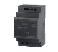 Alimentatore di rete DIN HDR-60 da 100 W per binario con protezione da sovraccarico e cortocircuito, alloggiamento in PC ignifugo per macchine industriali, illuminazione e automazione, 12 V/24 V