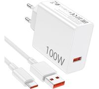 Alimentatore di rete USB C da 100 W per Xiaomi 17 17 Ultra 15 Ultra 15T 15T Pro 14 Ultra Redmi Note 14 13 12Pro Pad 7, Turbo Hyper Charger Caricatore rapido per Xiaomi Poco F8Pro X7 F7Pro