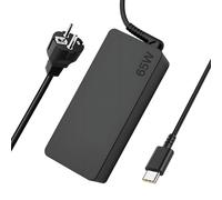 Alimentatore di rete USB C da 65 W, compatibile con Lenovo Laptop ThinkPad X1 T14 T15 T480 T490 T580 E14 E15 L13 L14 L15 Yoga 720 730 C740 IdeaPad Chromebook S330, USB C Lenovo cavo di ricarica 10FT