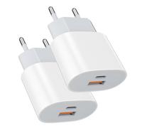 Alimentatore di ricarica rapida da 25W (2 pezzi)Compatibile con:iPad,iPhone 17,16,15,14 Pro/Max Potenza intelligente: 25W/20W/18W/12W/10W/5W Ricarica i dispositivi in tutta sicurezza tramite porte USB
