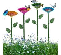 Alimentatore di , tazza di , 4x tazze di bevande per giardino, Forniture di idratazione di resistenza agli agenti atmosferici per le fattorie di apicoltura habitat di farfalla, decorac
