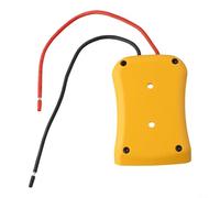 Alimentatore esterno a batteria da 18 V per utensili DeWalt, adattatore di collegamento fai da te con fusibile e senza, connettore ABS giallo per applicazioni ad alta potenza (senza fusibile)