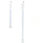 Alimentatore estraibile e girevole con 2 prese di corrente, 1 porta USB-C e 1 porta USB-A per divani, cabine armadio e la parte posteriore del divano.