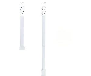 Alimentatore estraibile e girevole con 2 prese di corrente, 1 porta USB-C e 1 porta USB-A per divani, cabine armadio e la parte posteriore del divano.