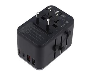Alimentatore FJFB0: rete a impulsi, universale, spina 5-20VDC 65W nero VENTION