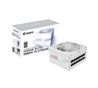 GIGABYTE AORUS ELITE P1000W ICE Alimentatore - PCIe 5.0 80 PLUS Platinum Design completamente modulare Ventola da 120 mm Compatibile con ATX 3.0 Spina EU