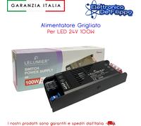 Alimentatore Grigliato Per LED 24V 100W