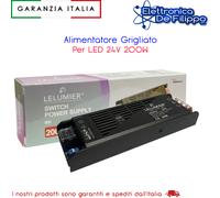 Alimentatore Grigliato Per LED 24V 200W