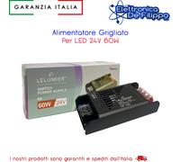 Alimentatore Grigliato Per LED 24V 60W