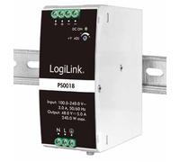 Alimentatore Guida DIN 48V 5A 240W - Logilink IPW-DIN-DC48240W