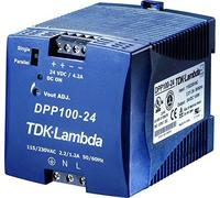 TDK-Lambda DPP100-24 Alimentatore per guida DIN 24 V/DC 4.2 A 100 W Num. uscit