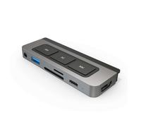 Alimentatore HYPER HD449 Grigio MicroSD SD 60 Hz USB Tipo C 60 W