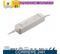 Alimentatore Impermeabile IP67 12V 24W 2A LED Driver Esterno 118x35x26mm