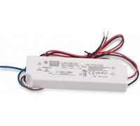 ALIMENTATORE IMPERMEABILE IP67 35W DC MEANWELL LPV 35-24 PER LED 24V 1.5A