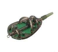 Alimentatore in linea da 20 ~ 100 g per pesca alla carpa, con supporto per esche progettato per migliorare il lancio e la dispersione delle esche (20 g)