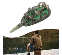 Alimentatore in linea per pesca alla carpa, 20, 100 g, con base piatta e meccanismo di carico dell'esca per una migliore stabilità di lancio e una dispersione accurata della pastura (40 g)