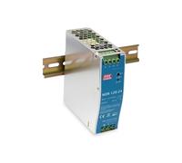 DIGITUS Alimentatore di rete industriale - Montaggio su guida DIN - Output 48 V DC / 2,5 A / 120 W - Input 100 - 240 VAC - Alloggiamento in metallo