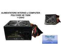 alimentatore interno x computer psu core he 750w + cavo oem