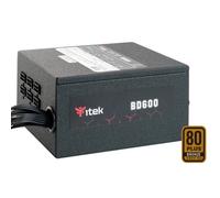 itek BD600 alimentatore per computer 600 W 24-pin ATX ATX Nero