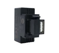 Alimentatore Keystone USB Fanton da incasso 3A nero 82897