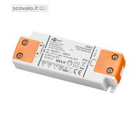 Alimentatore LED 12V 20W Slim Trasformatore per Striscia e Faretti