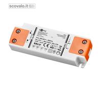 Alimentatore LED 24V DC 20W Slim Trasformatore 350mA 103x35x16mm