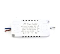 Alimentatore LED, Adattatore driver LED a 3 colori 8-24 W 20-40 W 30-50 W 40-60 W 50-70 W for illuminazione a LED, trasformatore di ricambio non isolato(20-40W)