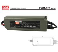 Alimentatore Led Meanwell PWM-120-12 Dimmerabile 120W 12V IP67 Dimming 3 in 1