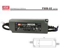 Alimentatore Led Meanwell PWM-60-12 Dimmerabile 60W 12V IP67 Dimming 3 in 1 0-10