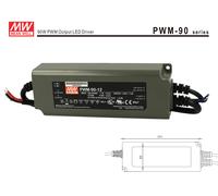 Alimentatore Led Meanwell PWM-90-12 Dimmerabile 90W 12V IP67 dimmer 3 in 1