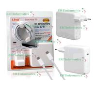ALIMENTATORE MACBOOK A1450 A1453 A1540 A1719 A1707 87W TYPE C 5A 2 METRI