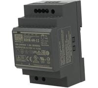 ALIMENTATORE MEAN WELL HDR-60-12 BARRA DIN 12V 5A 60W HDR6012 GUIDA DIN ROTAIA