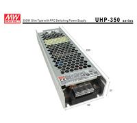 Alimentatore MeanWell CV 24V 350W 14,6A Senza Ventola UHP-350-24 Trasformatore