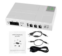 Alimentatore Mini UPS - Batteria Di Backup Del Router, Modulo Di Alimentazione Portatile | Dispositivo Di Supporto Energetico Modem, Soluzione Per La Stabilità Della Rete, Stoccaggio Compatto 'ele