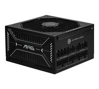 Alimentatore MSI MAG A1000GLS PCIE5, 1000W, 80 PLUS Gold, ATX 3.1, Supporto GPU PCIe 5.1, 12V-2x6 nativo, connettore 12V-2x6 bicolore 12V-2x6, ATX PSU, cavi giacca in rilievo