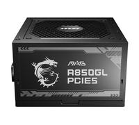MSI MAG A850GL PCIE 5 & ATX 3.0 - Alimentatore da gioco - completamente modulare - 80 Plus Gold Certificato 850 W - Dimensioni compatte - Alimentatore ATX