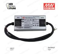 ALIMENTATORE MW 100W 24V DC 4A IP67 MEAN WELL XLG-100-24