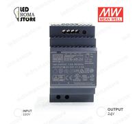 ALIMENTATORE MW BARRA DIN RAIL 60W 24V DC 2.5A IP20 MEAN WELL HDR-60-24