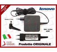 Alimentatore Notebook 65W 20V 3,25A 4x1,7mm ORIGINALE LENOVO ADLX65NCC3A