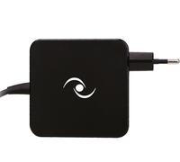 Tecnoware Power Systems Caricatore USB-C 65W, Compatibile con MacBook, Lenovo, Asus, Tecnologia Power Delivery, Protezione Completa, Cavo 210 cm, Nero, 65W