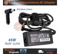 Alimentatore Originale HP 45W 19,5V 2,31A (4,5mm x 3mm) per Chromebook 11 G3 G4