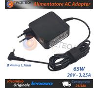 Alimentatore Originale Lenovo 65W 4mm per ideapad 5-15IIL05 5-15ITL05 5-15ARE05