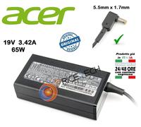 Alimentatore Originale per Packard Bell EasyNote LS11HR - 65W 19V 3,42A (5,5mm)
