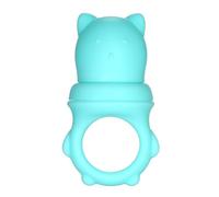 Alimentatore per alimenti per bambini Alimentatore di frutta e verdura fresca con ciuccio in silicone, facile da pulire per i più piccoli Bambini Neonati Confezione da 2 (Bleu)