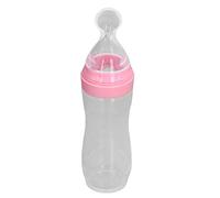 Alimentatore per alimenti per bambini, alimentatore per cucchiaio da spremere in silicone per l'erogazione e l'alimentazione di alimenti per neonati, 120 ml