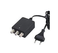 alimentatore per amplificatore antenna tv 5g 450mA mini 1 ingresso 2 uscite