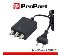 PROPART ALIMENTATORE PER AMPLIFICATORI D'ANTENNA TV - 12V 450MA - 2 USCITE (PEA12V-4503)**PUOI PAGARE ANCHE ALLA CONSEGNA!!!**